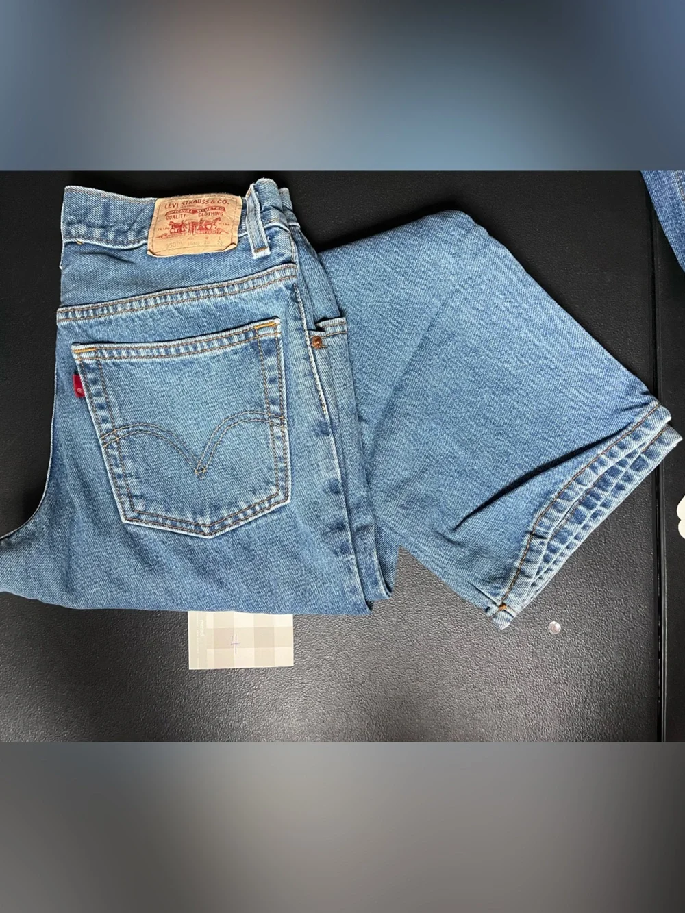 Levi's 550  Men's Light Blue Straight Leg Jeans 28 x 28
